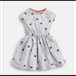 Joules Jude heart raglan sleeve dress